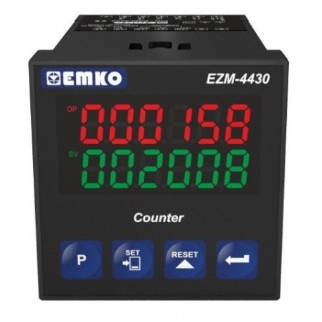 EZM-4430  Tek Setli Programlanabilir Sayıcı