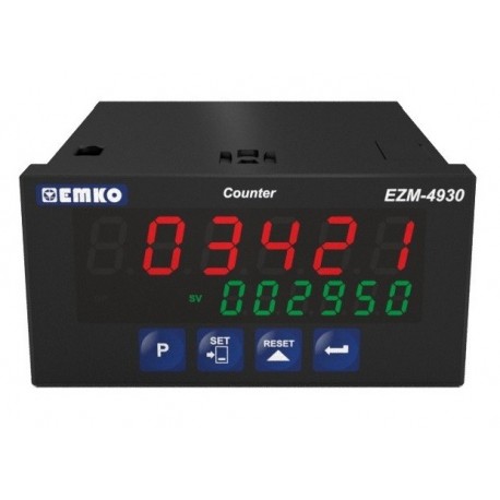 EZM-4930  Tek Setli Programlanabilir Sayıcı