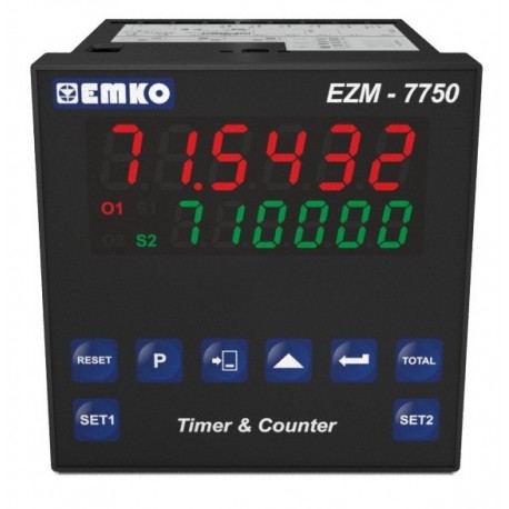 EZM-7750  Multifunctional Programmable Timer and Counter with RS 232/485 Serial Communication Unit