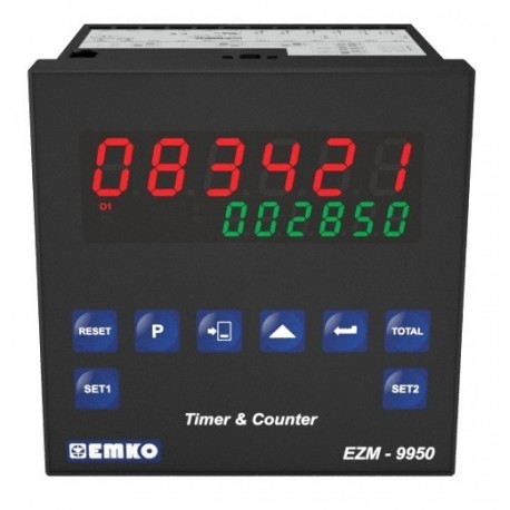 EZM-9950  Çok Fonksiyonlu Programlanabilir Zaman Rölesi ve Sayıcı